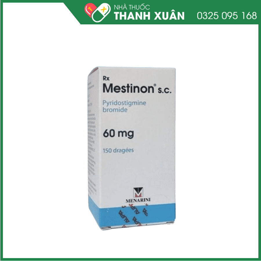 Mestinon S.C. điều trị bệnh nhược cơ cơ năng, tắc ruột do liệt ruột và bí tiểu sau phẫu thuật
